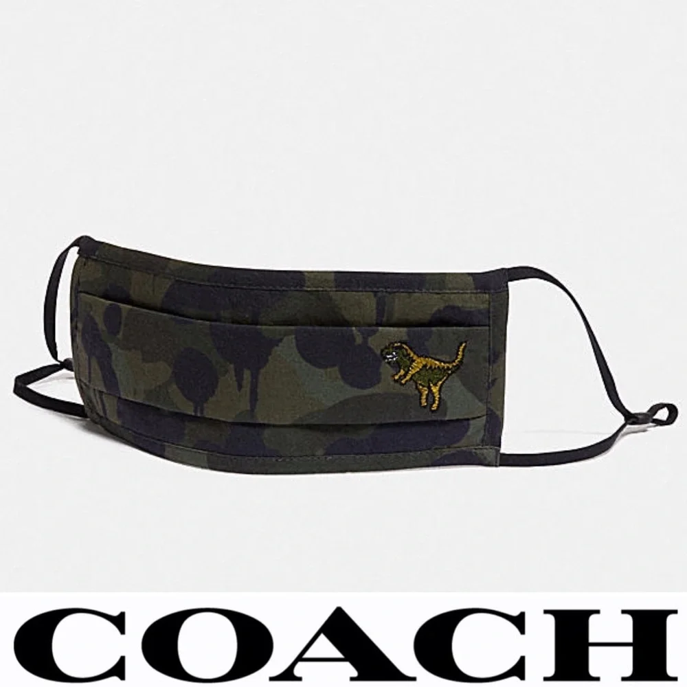 Coach Rexy Face Mask With Wild Beast Print